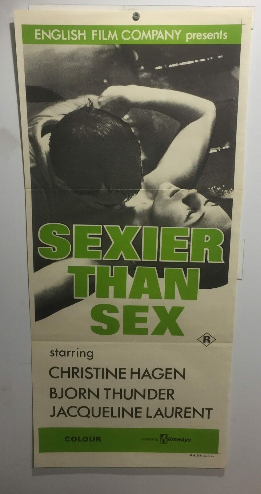 ORIGINAL DAYBILL MOVIE POSTER - SEXIER THAN SEX