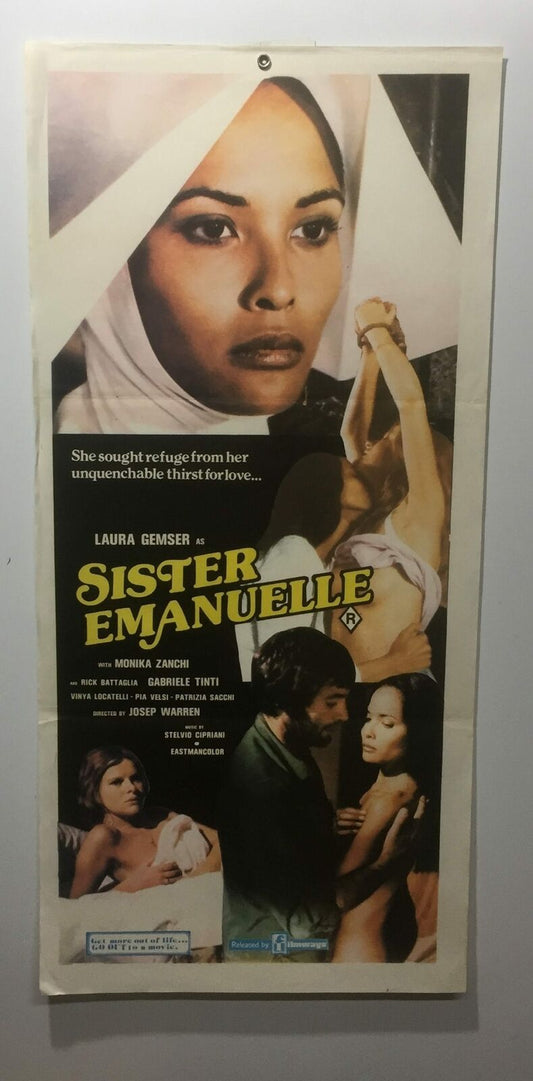 ORIGINAL DAYBILL MOVIE POSTER - SISTER EMANUELLE - 1977