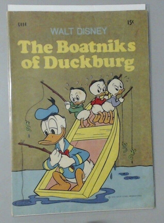 COMIC BOOK - WALT DISNEY DONALD DUCK THE BOATNIKS OF DUCKBERG G494