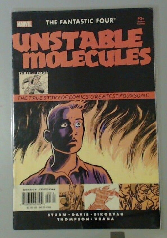 COMIC BOOK MAGAZINE - MARVEL - THE FANTASTIC FOUR - UNSTABLE MOLECULES #3 of #4