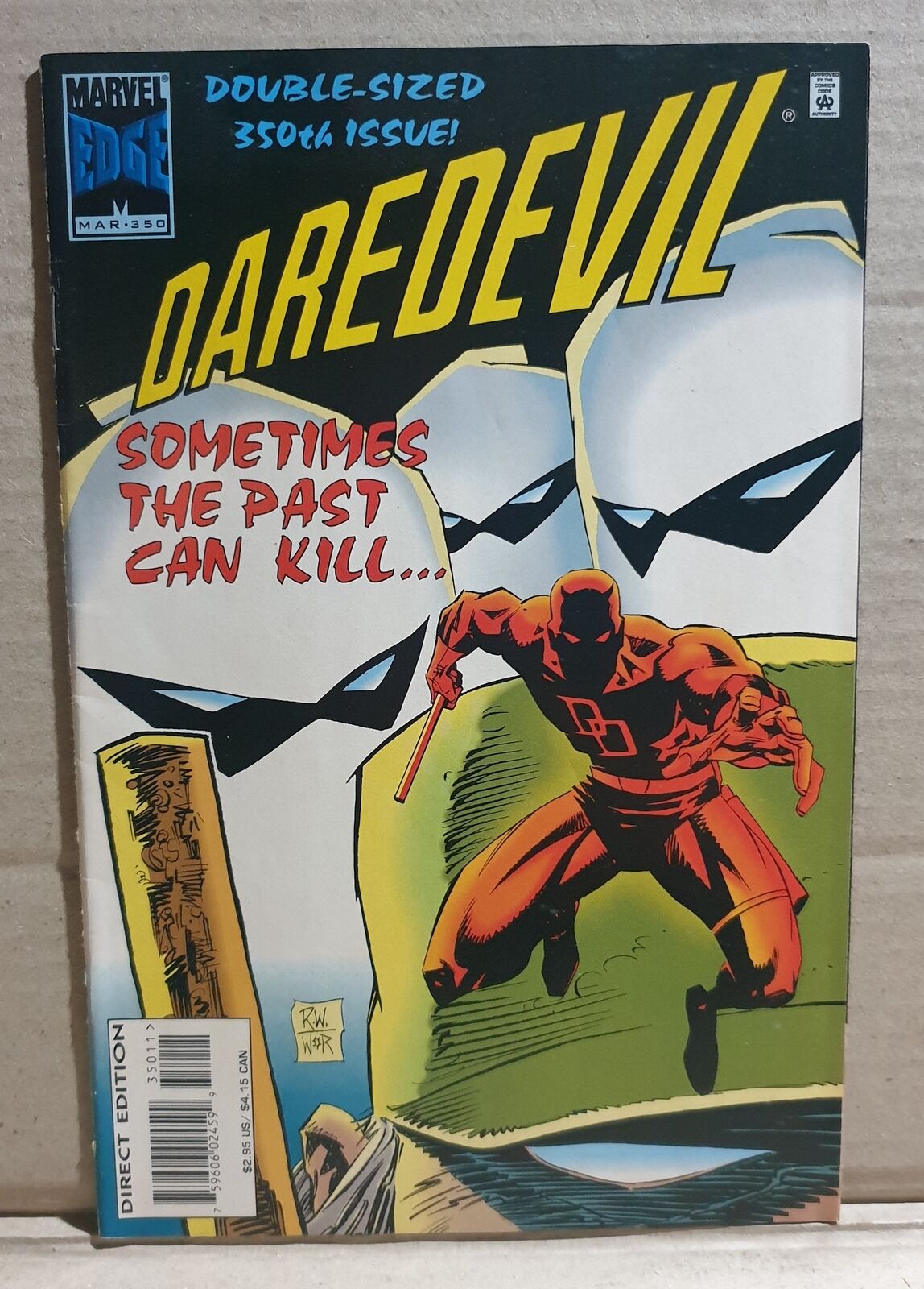 COMIC BOOK -  MARVEL DAREDEVIL THE MAN WITHOUT FEAR #350