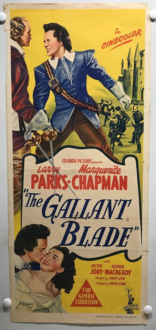 ORIGINAL DAYBILL MOVIE POSTER - THE GALLANT BLADE - 1948