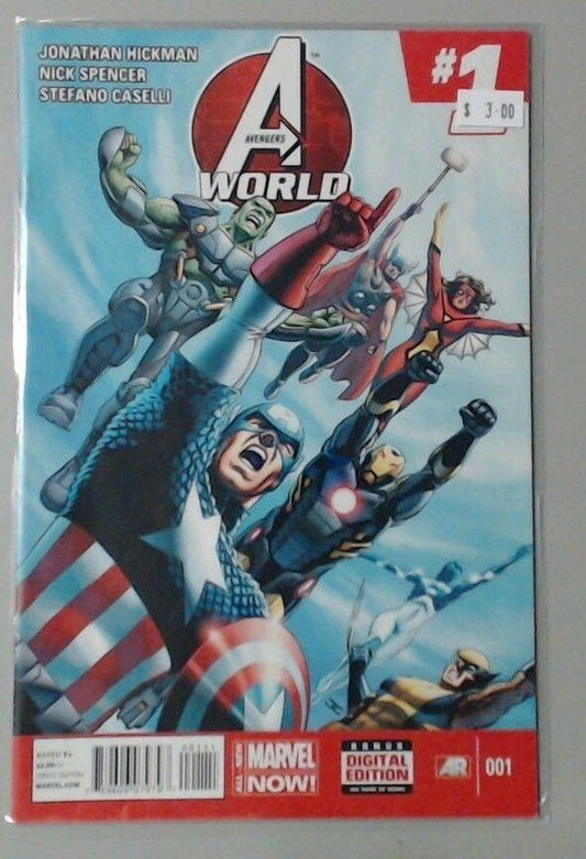 COMIC BOOK -MARVEL - AVENGERS WORLD #001