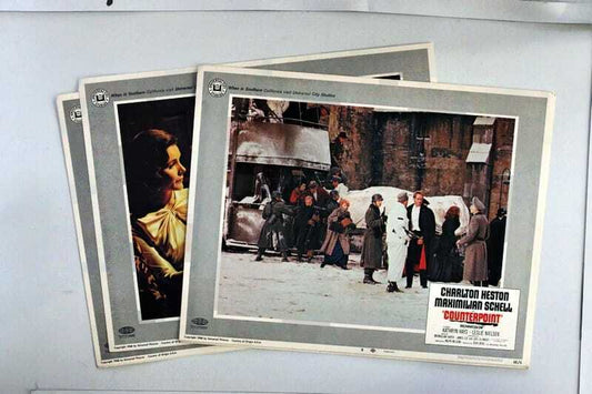 ORIGINAL LOBBY CARDS - COUNTERPOINT - 1968 - set of 8