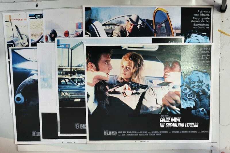 ORIGINAL LOBBY CARDS - THE SUGARLAND EXPRESS - 1974 - set of 8