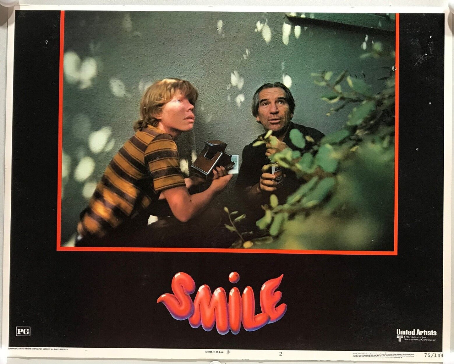 ORIGINAL LOBBY CARDS - SMILE - 1975 - set of 8