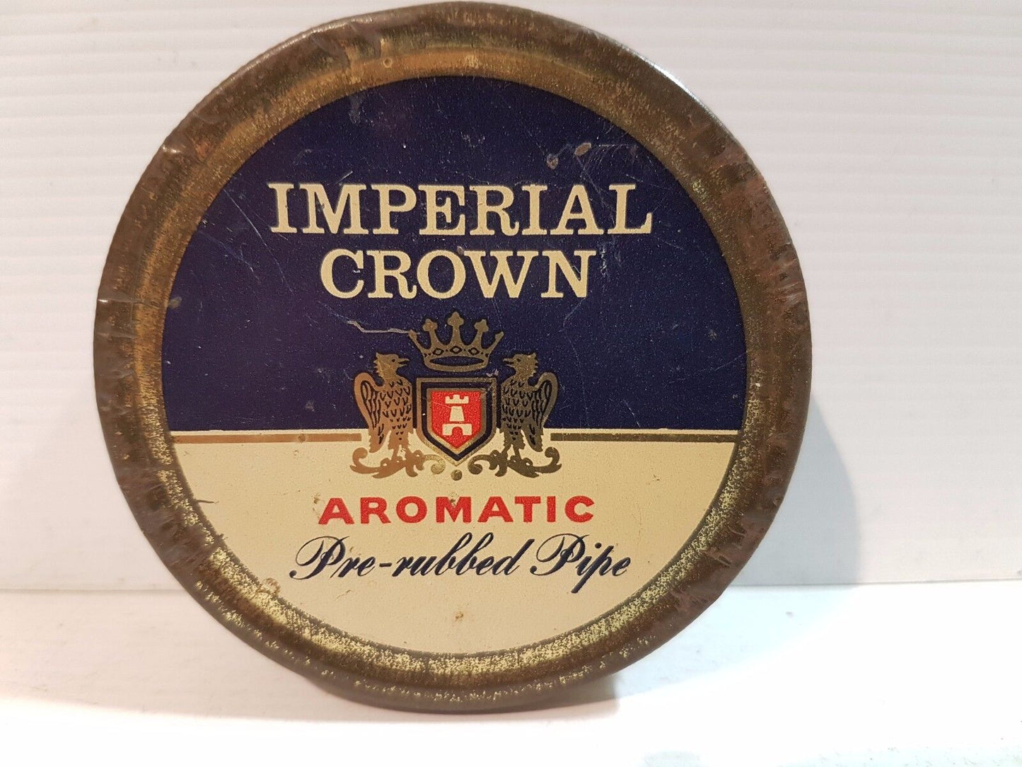 Biscuit Tea Sweets Cigar Tin Imperial Crown Aromatic Pipe Tobaccos Australia