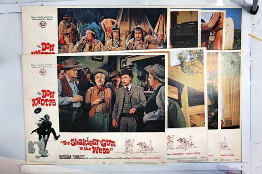 ORIGINAL LOBBY CARDS - THE SHAKIEST GUN IN THER WEST - 1968 - set of 8