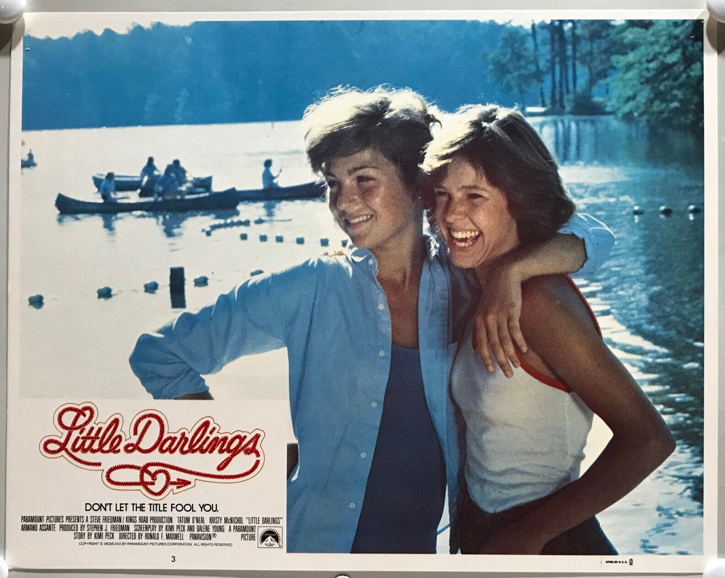 ORIGINAL LOBBY CARDS - LITTLE DARLINGS - 1980 - set of 8