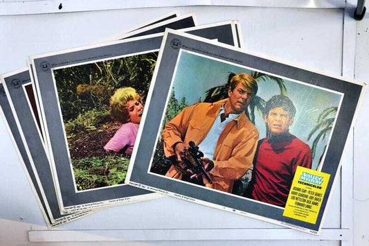 ORIGINAL LOBBY CARDS - VALLEY OF MYSTERY - 1967 - set of 8