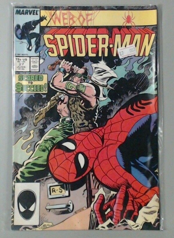 COMIC BOOK - MARVEL COMICS - SPIDERMAN - WEB OF SPIDER-MAN #27