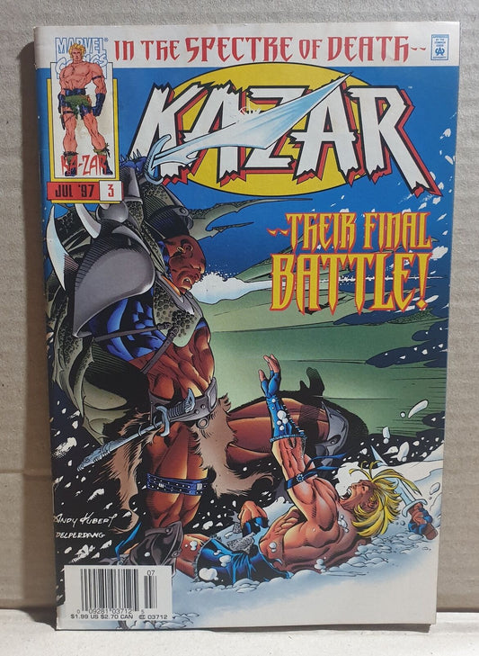 COMIC BOOK - MARVEL KAZAR #3