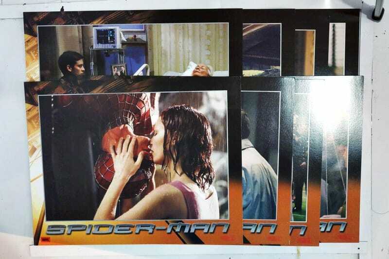 ORIGINAL LOBBY CARDS - SPIDER-MAN - 2002 - set of 8