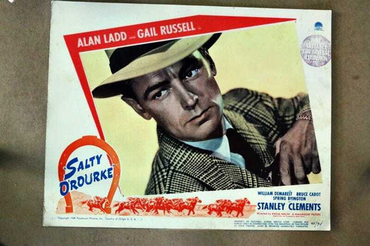 ORIGINAL LOBBY CARD - SALTY O'ROURKE - 1945 - title card