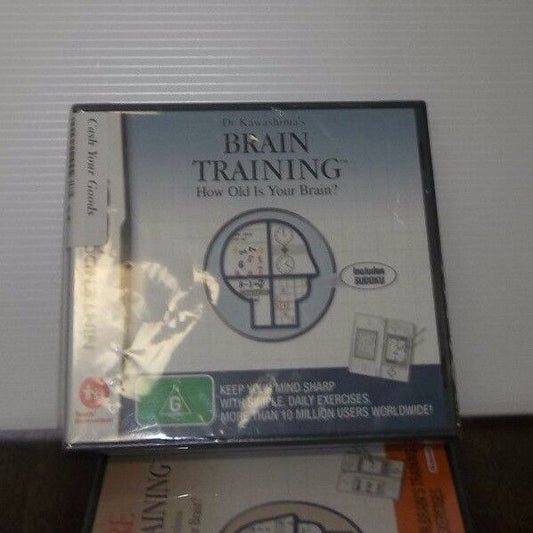 NINTENDO DS GAME - BRAIN TRAINING WITH BOOKLET VGC