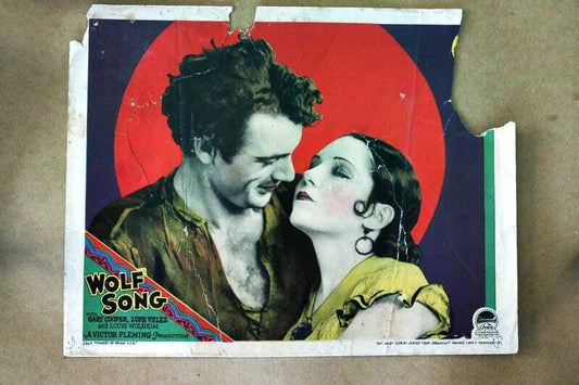 ORIGINAL LOBBY CARD - WOLF SONG - 1929 - VERY RARE - title card