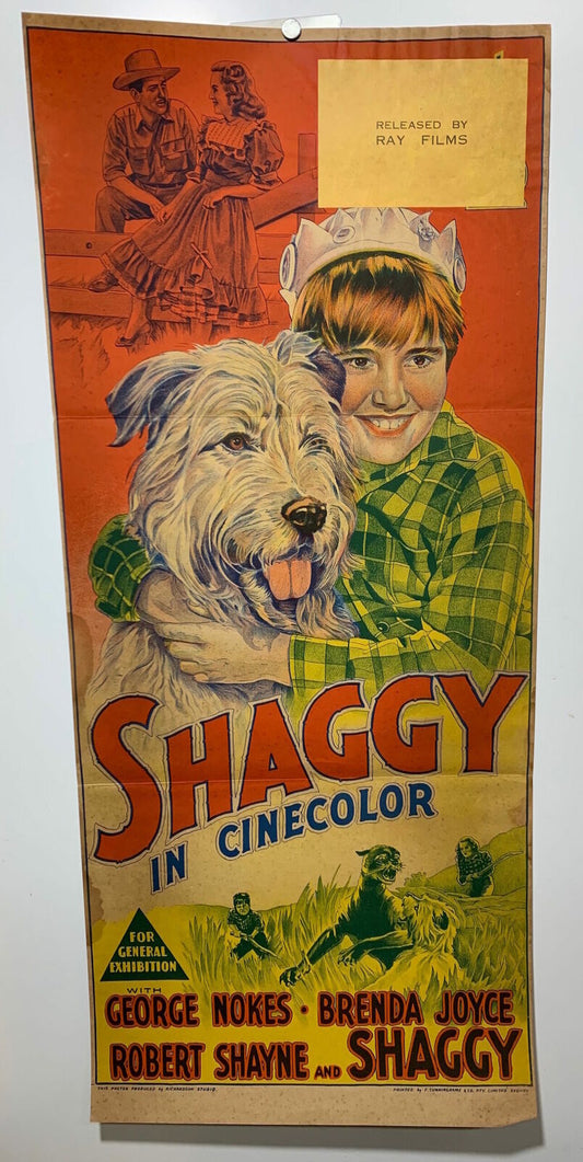 ORIGINAL DAYBILL MOVIE POSTER - SHAGGY - Richardson Studio