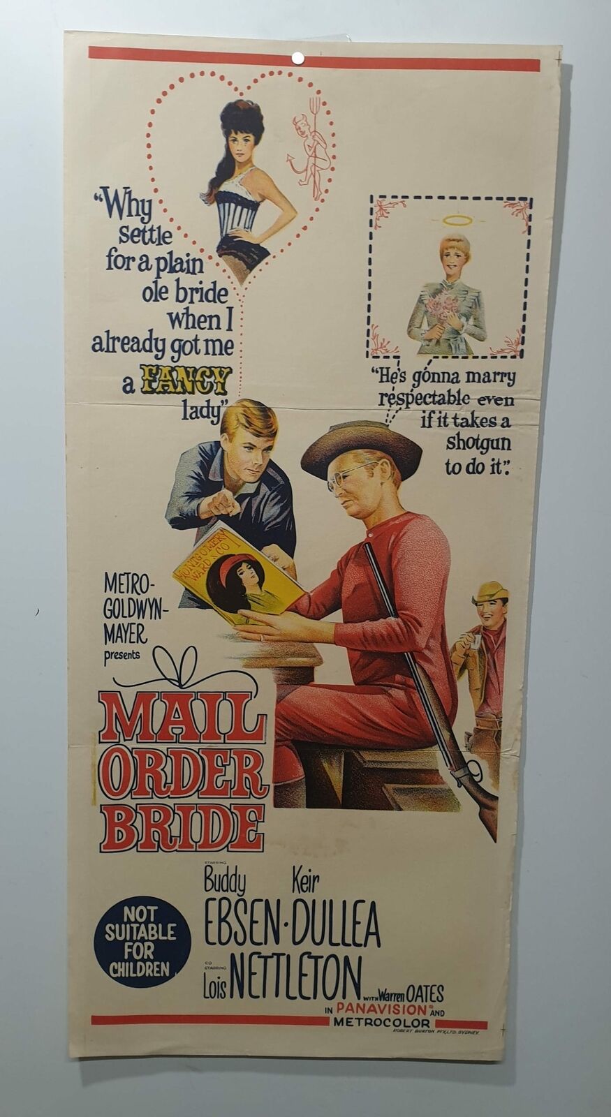 ORIGINAL DAYBILL MOVIE POSTER - MAIL ORDER BRIDE