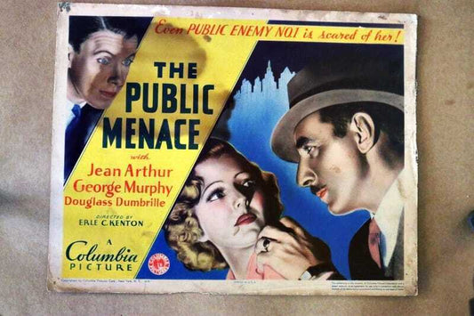 ORIGINAL LOBBY CARD - THE PUBLIC MENACE - 1935 - title card