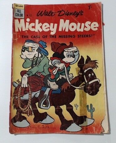 COMIC BOOK ~~ WALT DISNEY'S MICKEY MOUSE M.12