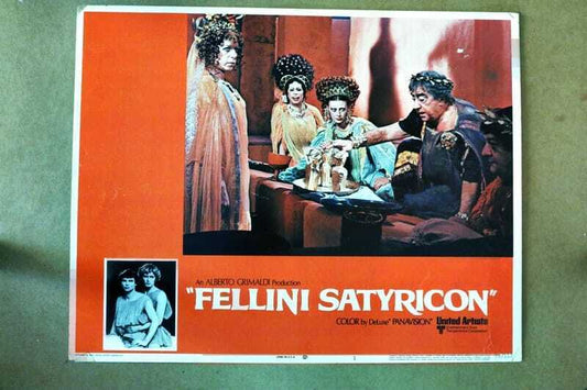 ORIGINAL LOBBY CARD - FELLINI SATYRICON - 1970 - key card #1