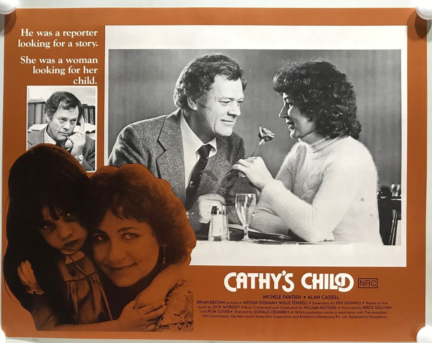 ORIGINAL LOBBY CARDS - CATHY'S CHILD (a) - 1979 - set of 8