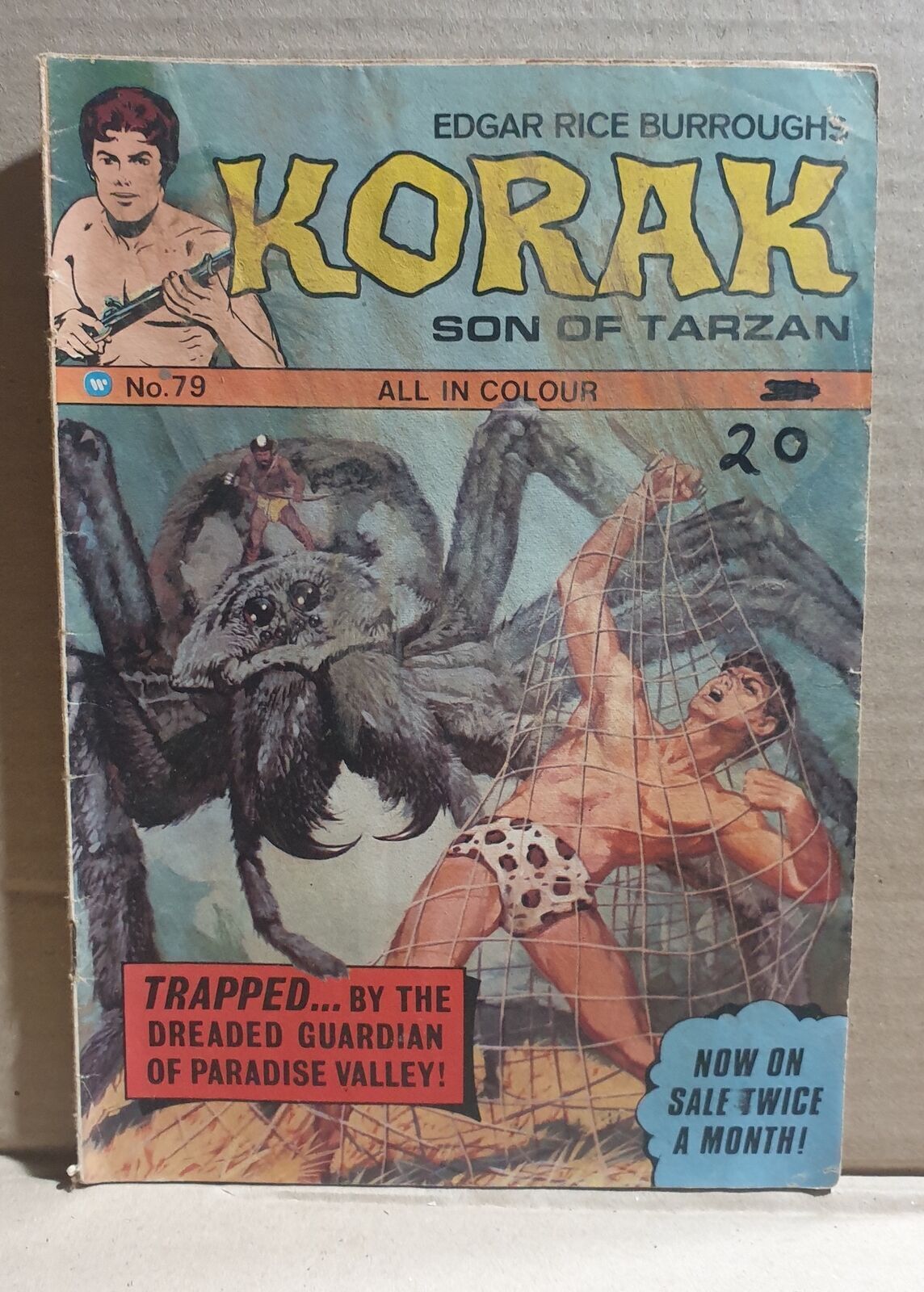 COMIC BOOK - DC KORAK SON OF TARZAN #79