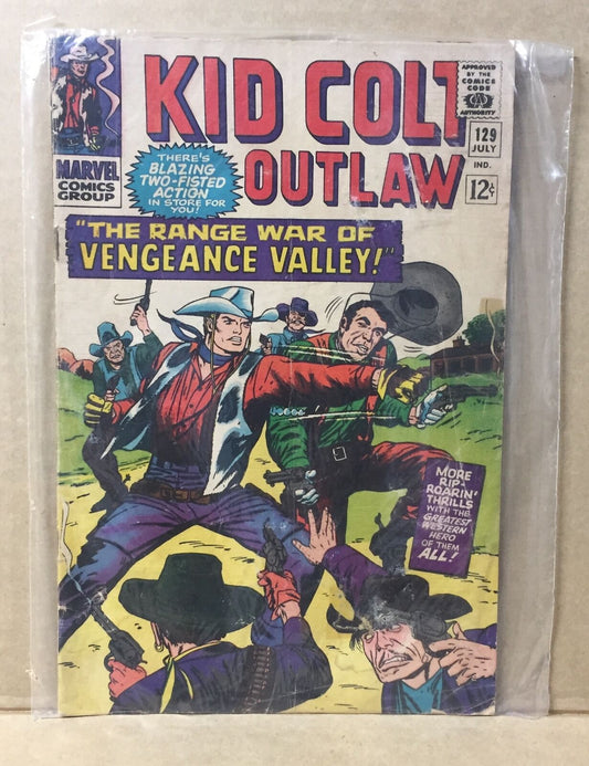 COMIC BOOK KID COLT OUTLAW #129 MARVEL