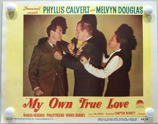 ORIGINAL LOBBY CARDS - MY OWN TRUE LOVE - 1949 - set of 8