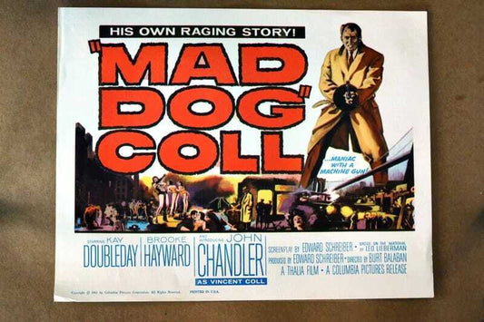 ORIGINAL LOBBY CARD - MAD DOG COLL - 1961 - title card