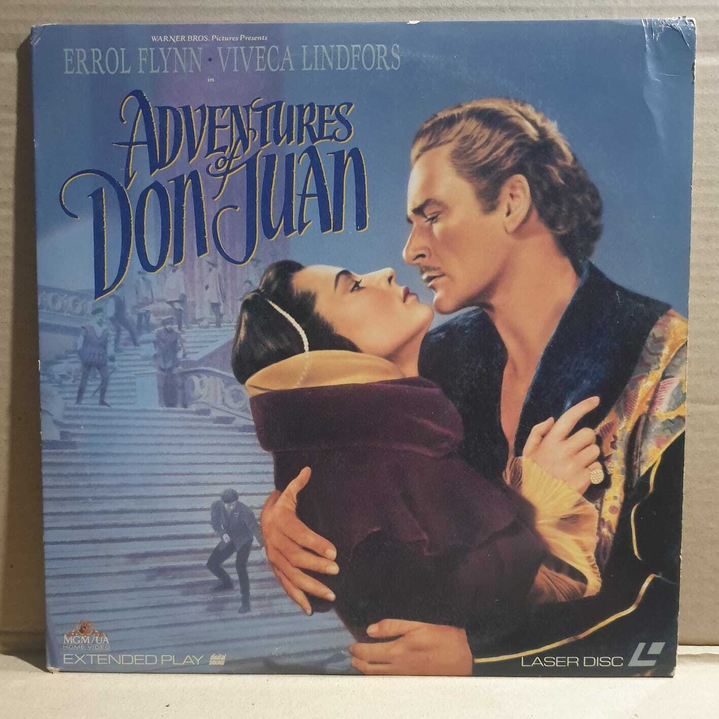 LASERDISC MOVIE - ADVENTURES OF DON JUAN - Erol Flynn, Viveca Lindfors