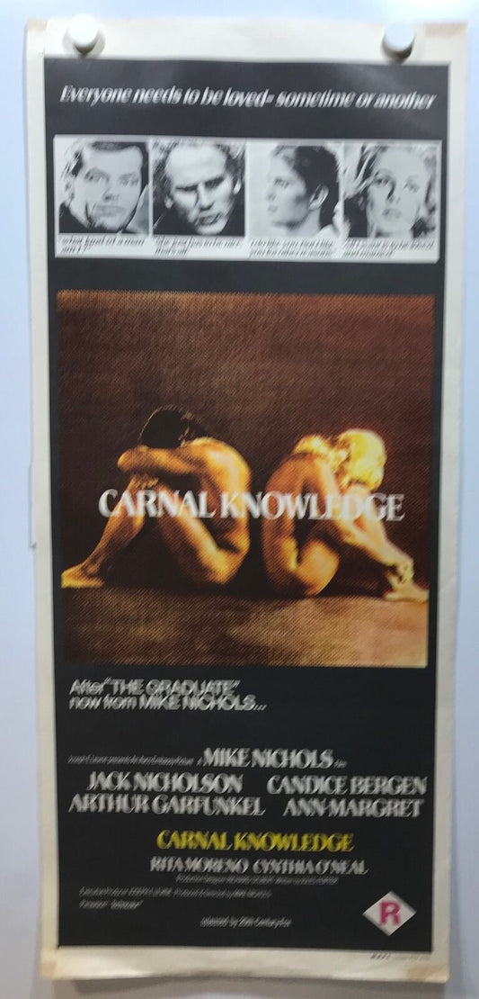 ORIGINAL DAYBILL MOVIE POSTER - CARNAL KNOWLEDGE - (a)