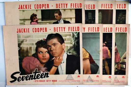 ORIGINAL LOBBY CARDS - SEVENTEEN - 1949 - set of 8