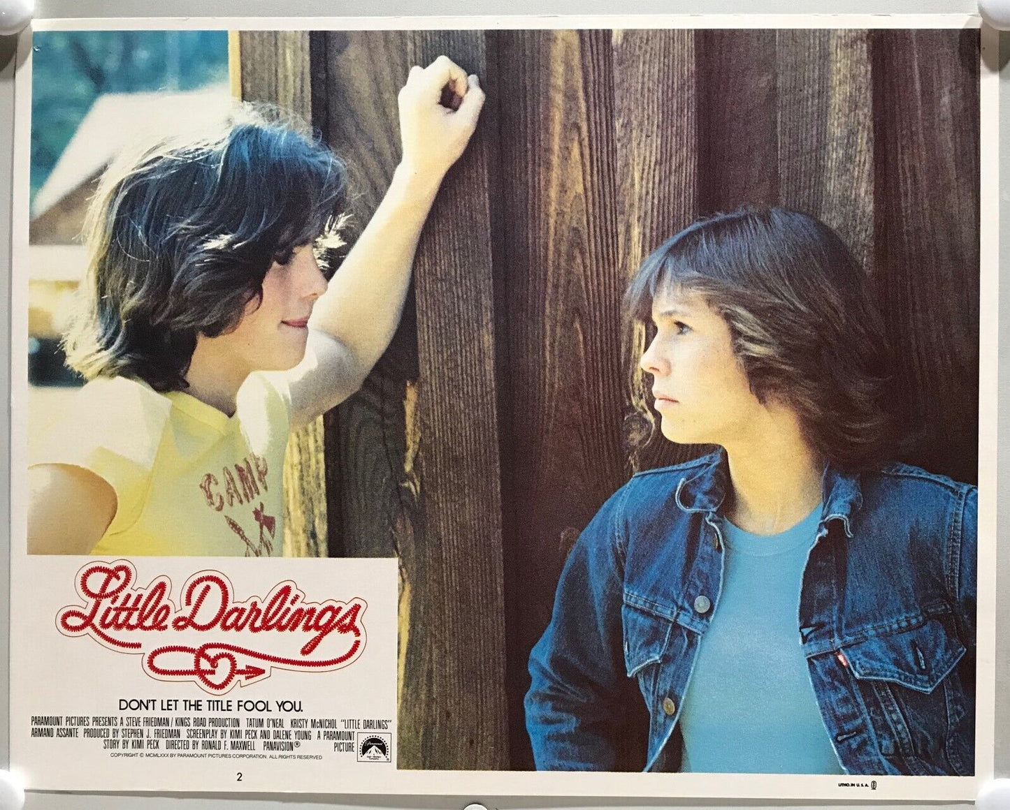 ORIGINAL LOBBY CARDS - LITTLE DARLINGS - 1980 - set of 8