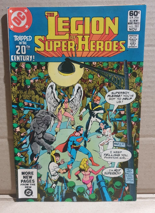 COMIC BOOK ~  DC LEGION OF SUPER HEROES #281