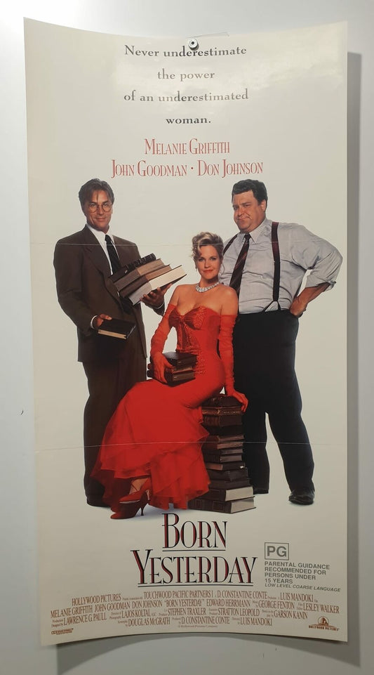 ORIGINAL DAYBILL MOVIE POSTER - BORN YESTERDAY