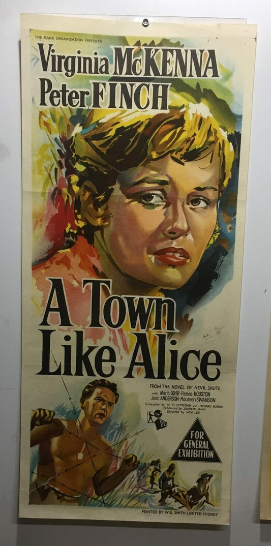 ORIGINAL DAYBILL MOVIE POSTER - A TOWN LIKE ALICE