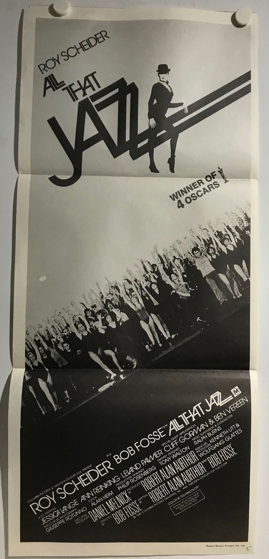 ORIGINAL DAYBILL MOVIE POSTER - ALL THAT JAZZ