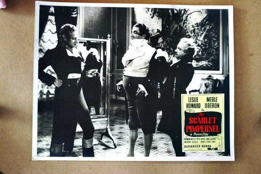 ORIGINAL LOBBY CARD - THE SCARLET PIMPERNEL - 1935 - title card -  Leslie Howard, Merle Oberon, Raymond Massey