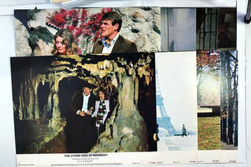 ORIGINAL LOBBY CARDS - THE OTHER SIDE OF MIDNIGHT - 1977 - set of 8