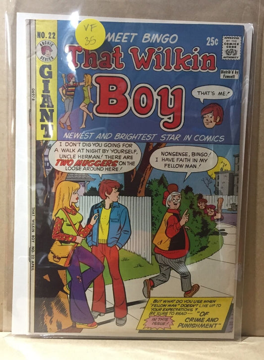 COMIC BOOK - THAT WALKIN BOY NO.22 ARCHIE BINGO GIANT