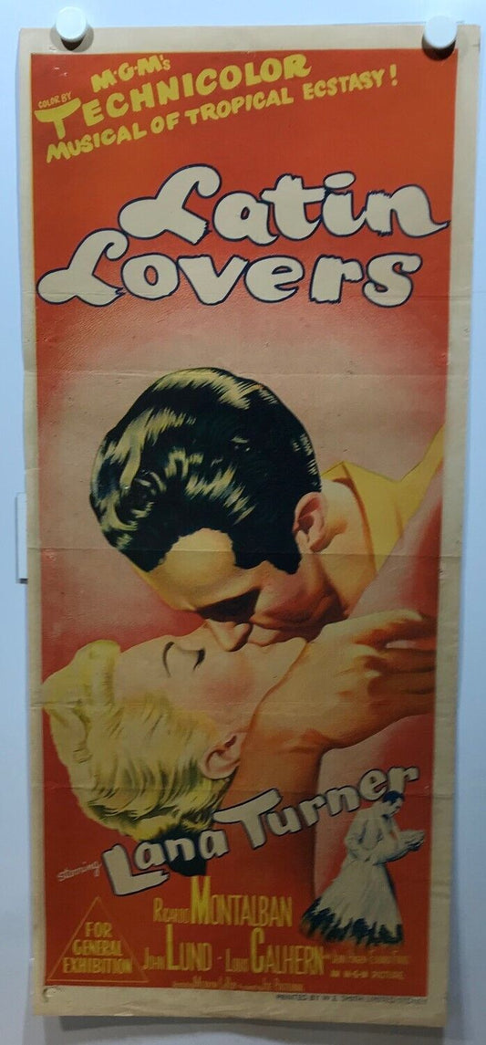 ORIGINAL DAYBILL MOVIE POSTER - LATIN LOVERS