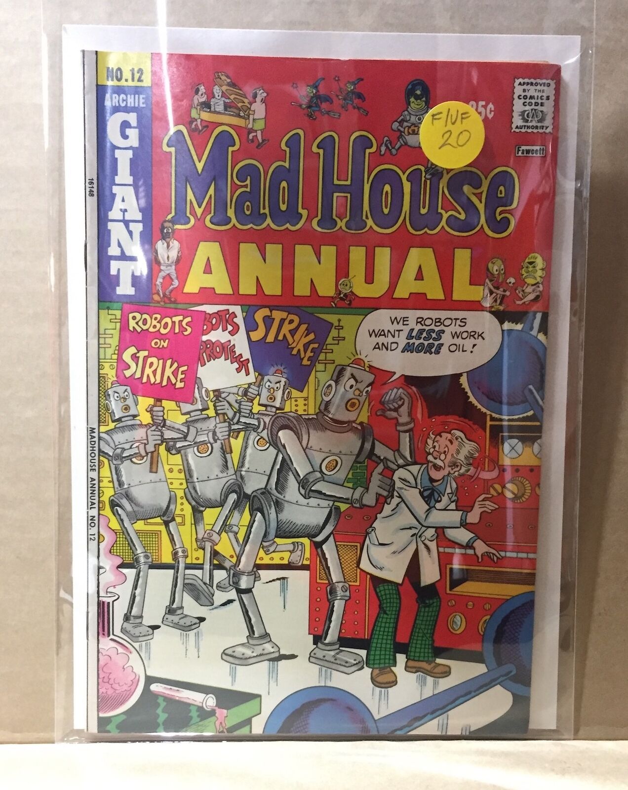 COMIC BOOK - MAD HOUSE ANNUAL ARCHIE 12 GIANT