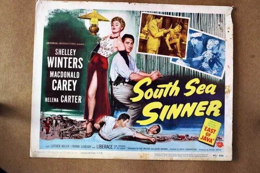 ORIGINAL LOBBY CARD - SOUTH SEA SINNER - 1949 - title card