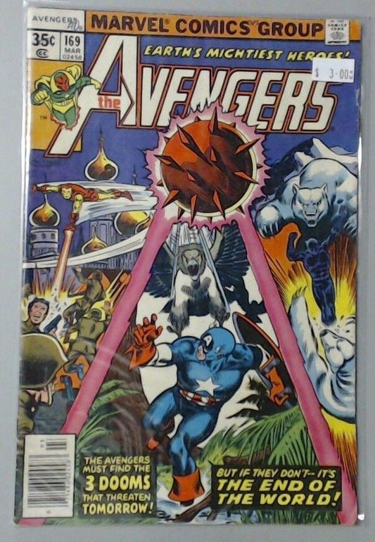 MARVEL COMIC BOOK - AVENGERS NUMBER 169