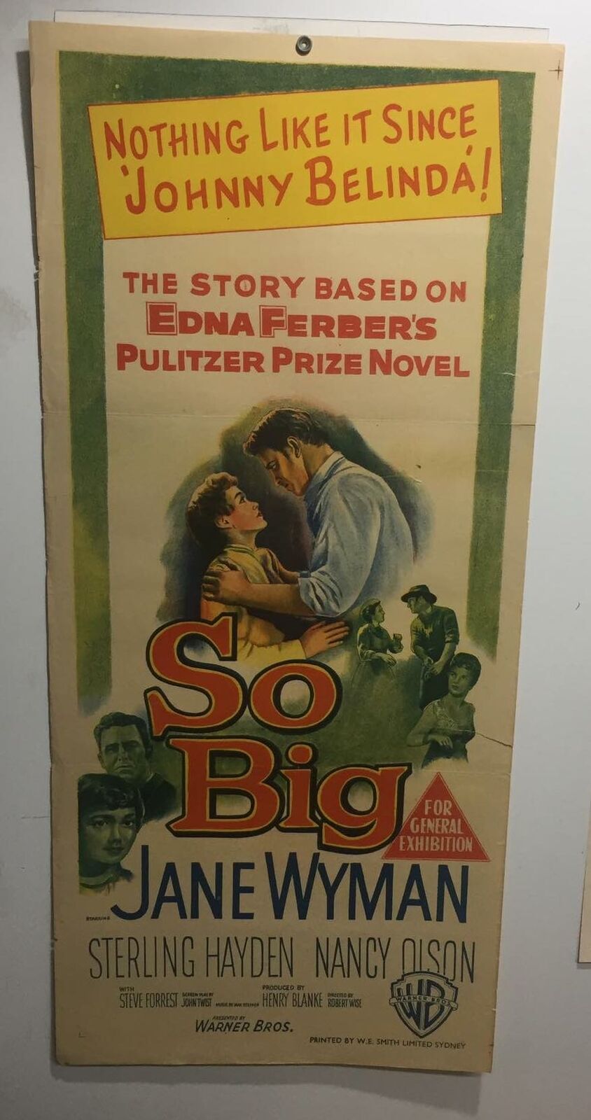 ORIGINAL DAYBILL MOVIE POSTER - SO BIG