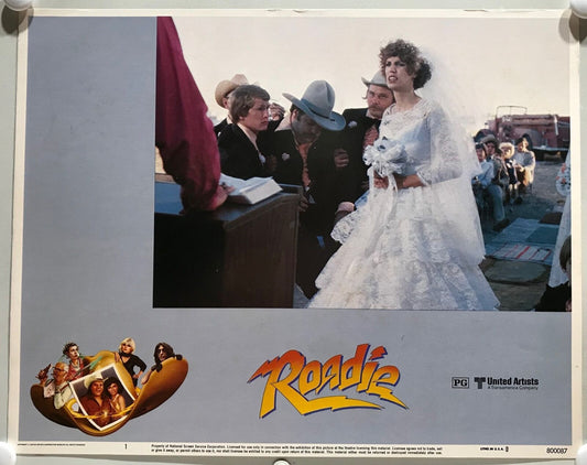 ORIGINAL LOBBY CARDS - ROADIE - 1980 - set of 8
