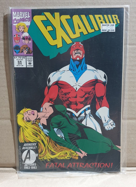 COMIC BOOK - MARVEL EXCALIBUR #64