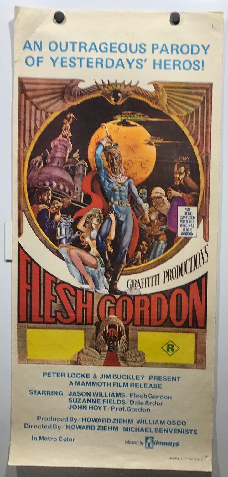 ORIGINAL DAYBILL MOVIE POSTER - FLESH GORDON