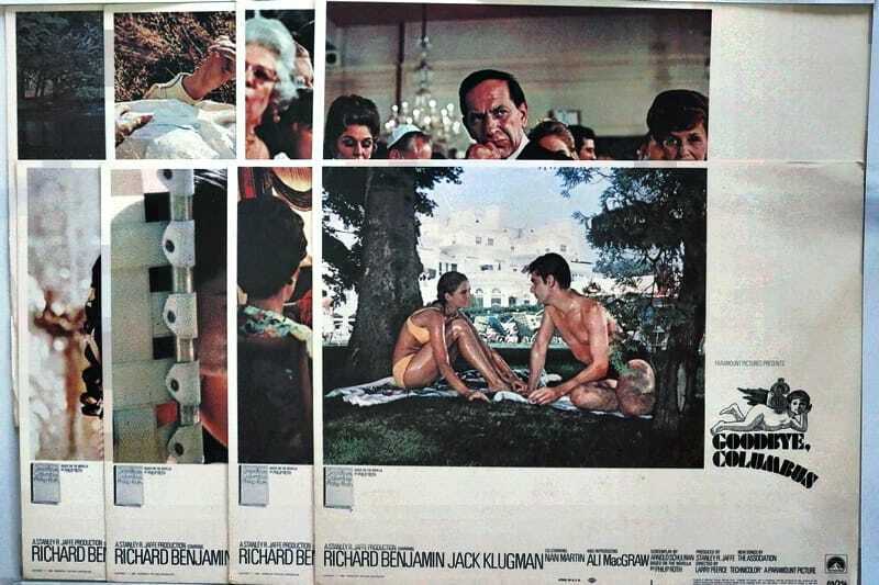 ORIGINAL LOBBY CARDS - GOODBYE COLUMBUS - 1969 - set of 8